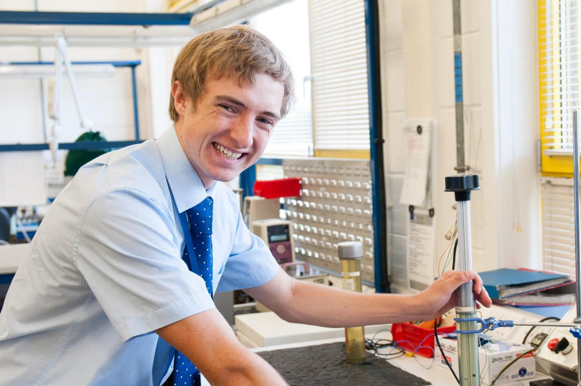 Oxford engineering placement student James Russell