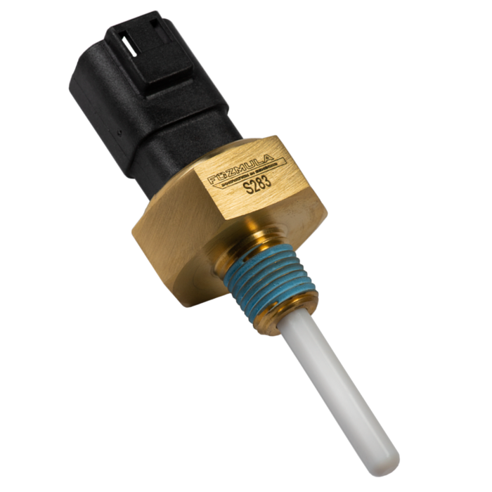 S283 Capacitance Type Coolant level switch with Deutsch connector on white background